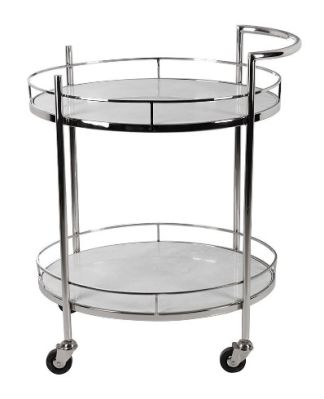 STAINLESS STEEL SERVING TROLLEY(CLICK PHOTO)
                                   PRODUCT DETAIL
ITEM NO:  SE-5621
DESCRIPTION: STAINLESS STEEL SERVING TROLLEY
SIZES: (IN MM): D-660 x W-470 x H-790  
SHAPE TYPE:  TIERED SHELF -2
MATERIAL:  STAINLESS STEEL/MARBLE  FINISH: NICKLE PLATED, WEIGHT: 10.000 KG
MINIMUM ORDER QTY: 25 TO 100 PIECES
DELIVERY TERMS: F.O.B. & C.I.F. 
PRICE OPTIONS ARE IN:  US DOLLARS & EURO & GB.POUND
ASK US FOR PRICES
