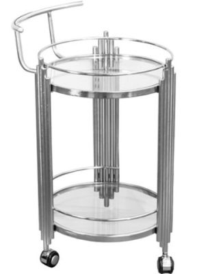 BRASS SERVING TROLLEY(CLICK PHOTO)
                                   PRODUCT DETAIL
ITEM NO: SE-6644
DESCRIPTION: BRASS SERVING TROLLEY
SIZES: (IN MM): D-410 x W-410 x H-750  
KEY FEATURES: TEMPERED GLASS /WHEEL MOBILITY
SHAPE TYPE:  TIERED SHELF -2
MATERIAL:  BRASS / GLASS   FINISH: SILVER PLATED, 
WEIGHT: 20.000 KG
MINIMUM ORDER QTY:   25 TO 100 PIECES
DELIVERY TERMS: F.O.B. & C.I.F. 
PRICE OPTIONS ARE IN:  US DOLLARS & EURO & GB.POUND
ASK US FOR PRICES
