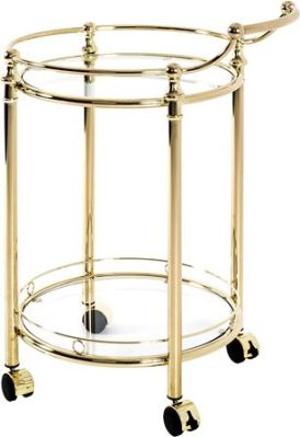 BRASS SERVING TROLLEY(CLICK PHOTO)
                                PRODUCT DETAIL
ITEM NO:  SE-7115
DESCRIPTION: BRASS SERVING TROLLEY
SIZES: (IN MM): D-490 x W-590 x H-790  
KEY FEATURES: TEMPERED GLASS /WHEEL MOBILITY
SHAPE TYPE:  TIERED SHELF -2
MATERIAL:  BRASS / GLASS   FINISH: BRASS PLATED,
WEIGHT: 7.110 KG
MINIMUM ORDER QTY:   25 TO 100 PIECES
DELIVERY TERMS: F.O.B. & C.I.F. 
PRICE OPTIONS ARE IN:  US DOLLARS & EURO & GB.POUND
ASK US FOR PRICES
